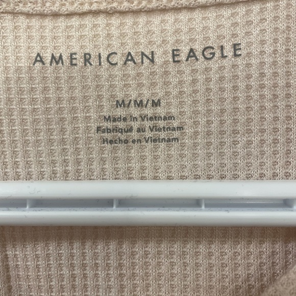 American Eagle Waffle Baby Tee - Picture 2 of 3